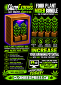 Introducing 4 in 1 Micro-Climate Clone Pod. Secure one of the 50 available spots to lock in early access EXCLUSIVE TO EDMONTON DISPENSARIES ONLY